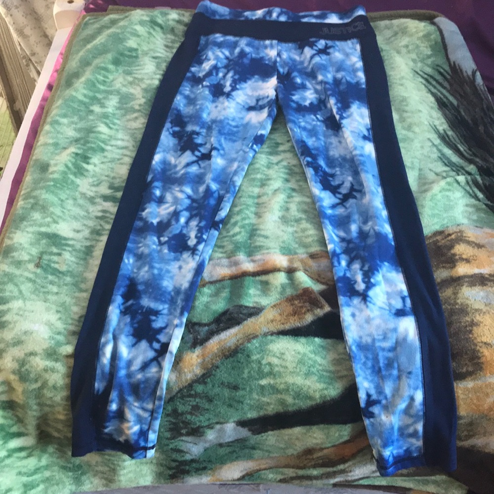 Blue Justice Leggings